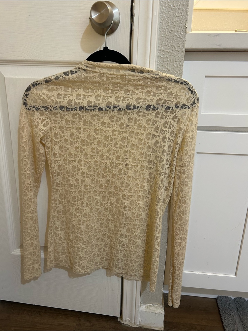 Dior archive lace oblique longsleeve (no tags)